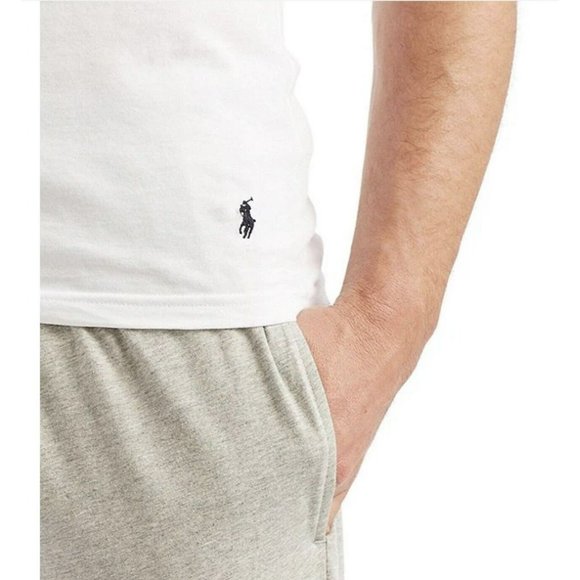 Polo Ralph Lauren Men's White Wicking Classic Fit V-Neck Shirt 5 Pack Size S - Picture 2 of 6